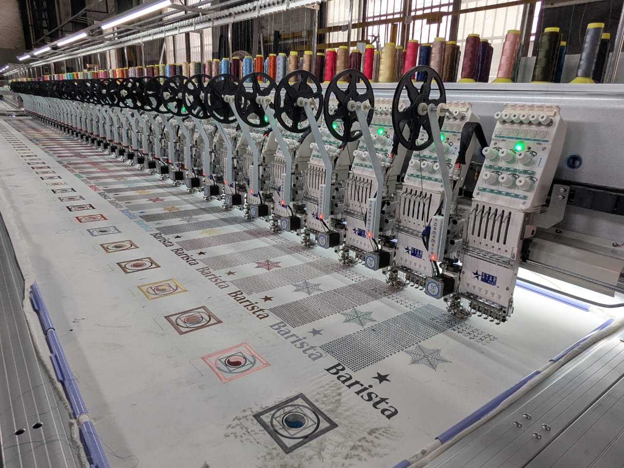 Fashion Express factory facility - Industrial embroidery manufacturing 1